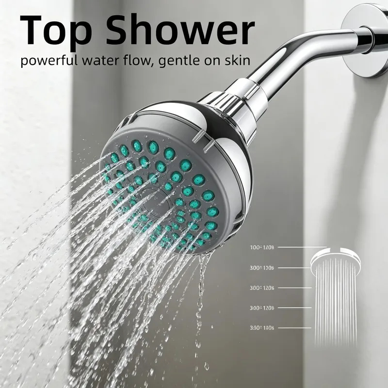 Garden Tools - Pommeau de douche mural multifonctionnel haute