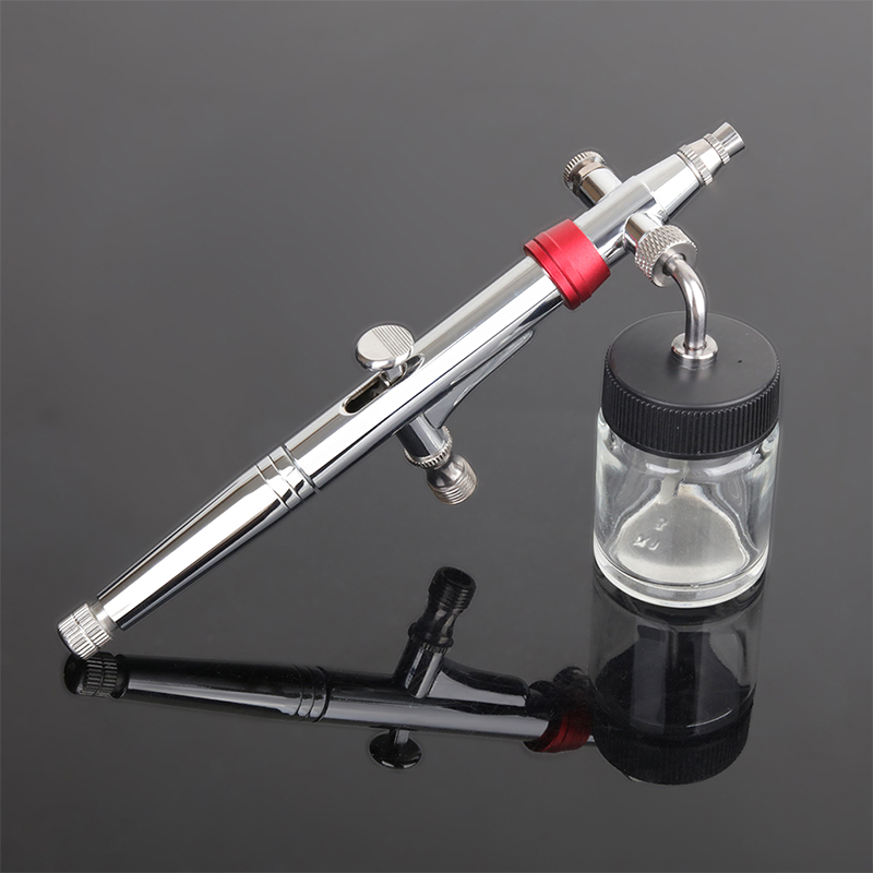 Airbrush Kit With Mini Compressor - Pistolet aérographe rotatif double action haute