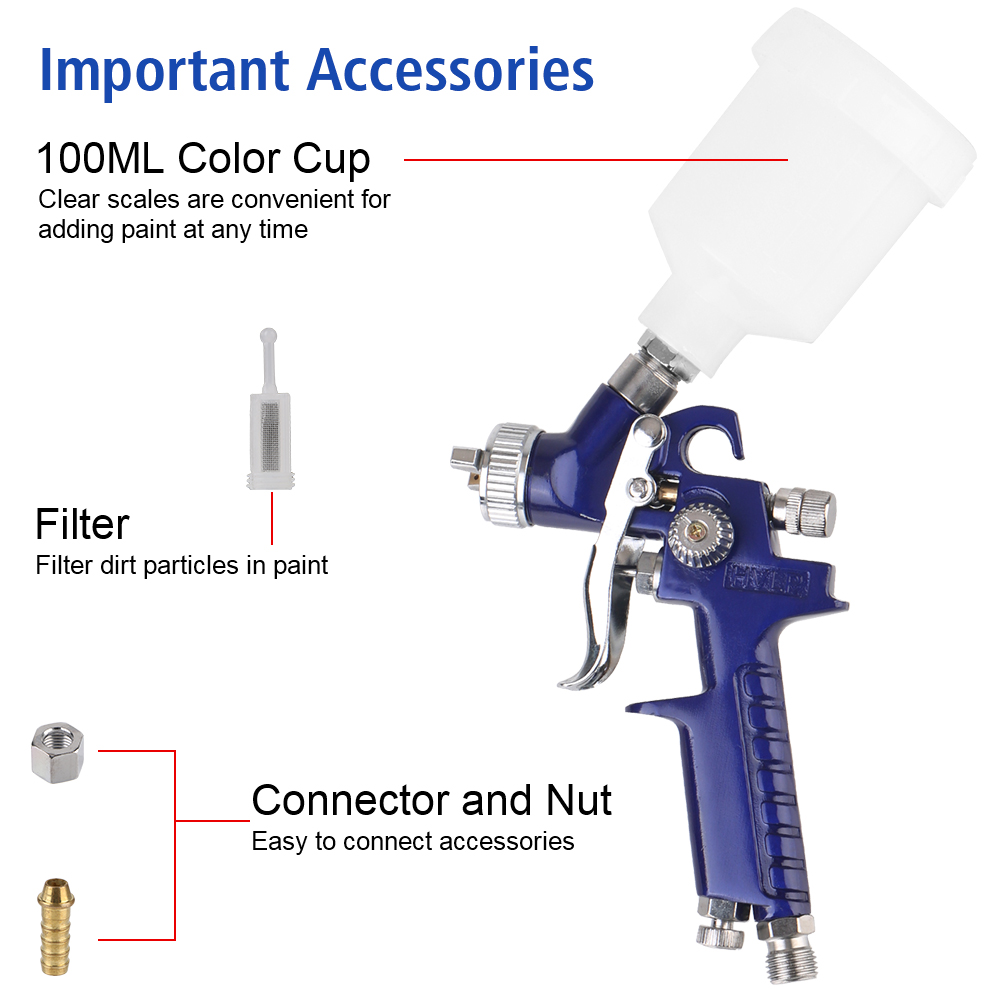 Mini pistolets à peinture à ai - Airbrush Kit With Mini Compressor avis et prix