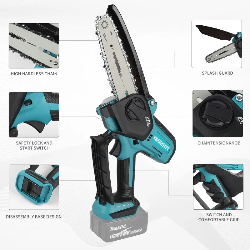 Tronçonneuse électrique sans f - Mini Electric Chainsaw 6 Inch avis et prix
