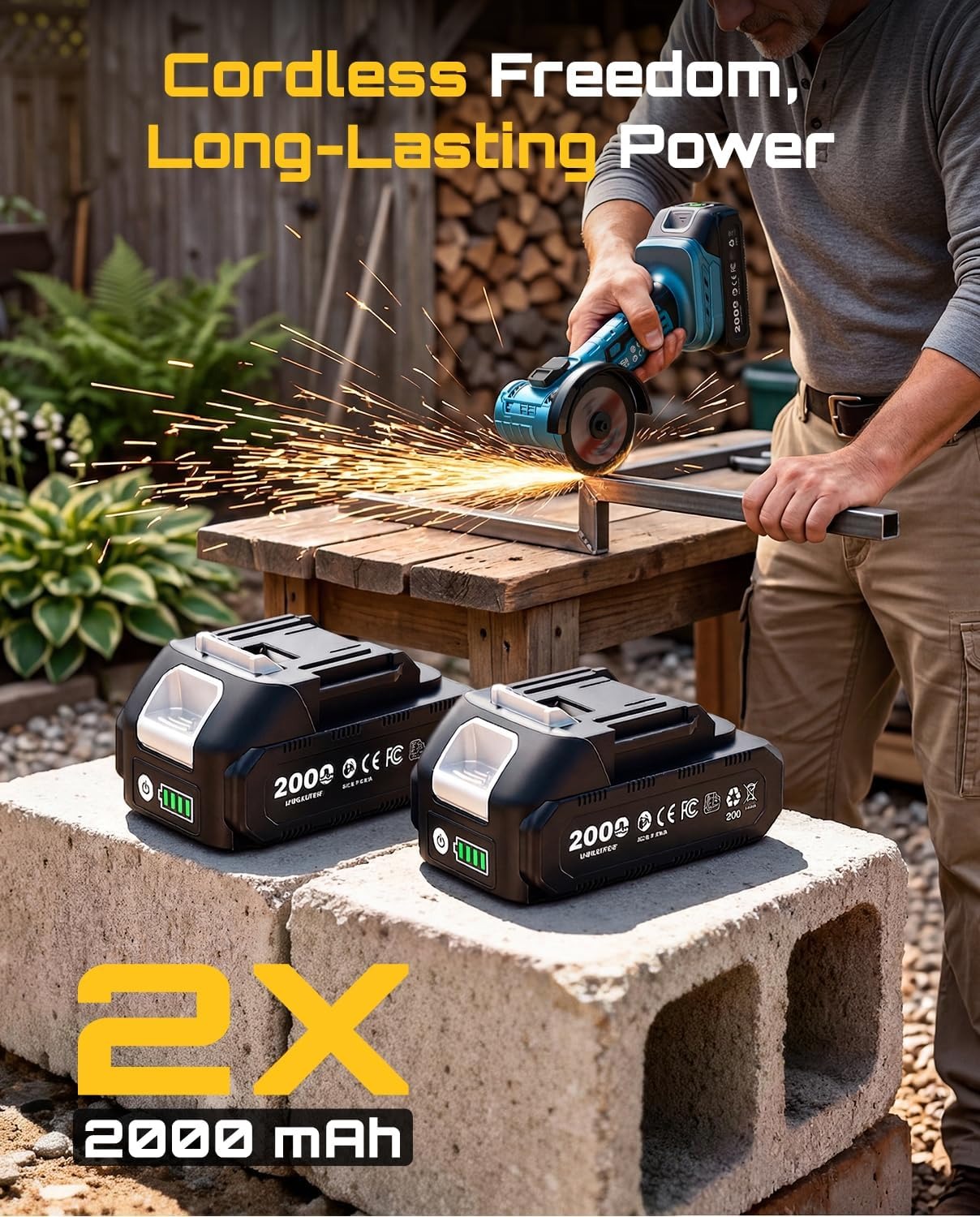 Mini-meuleuse d'angle sans fil - Brushless Angle Grinder Battery Powered avis et prix