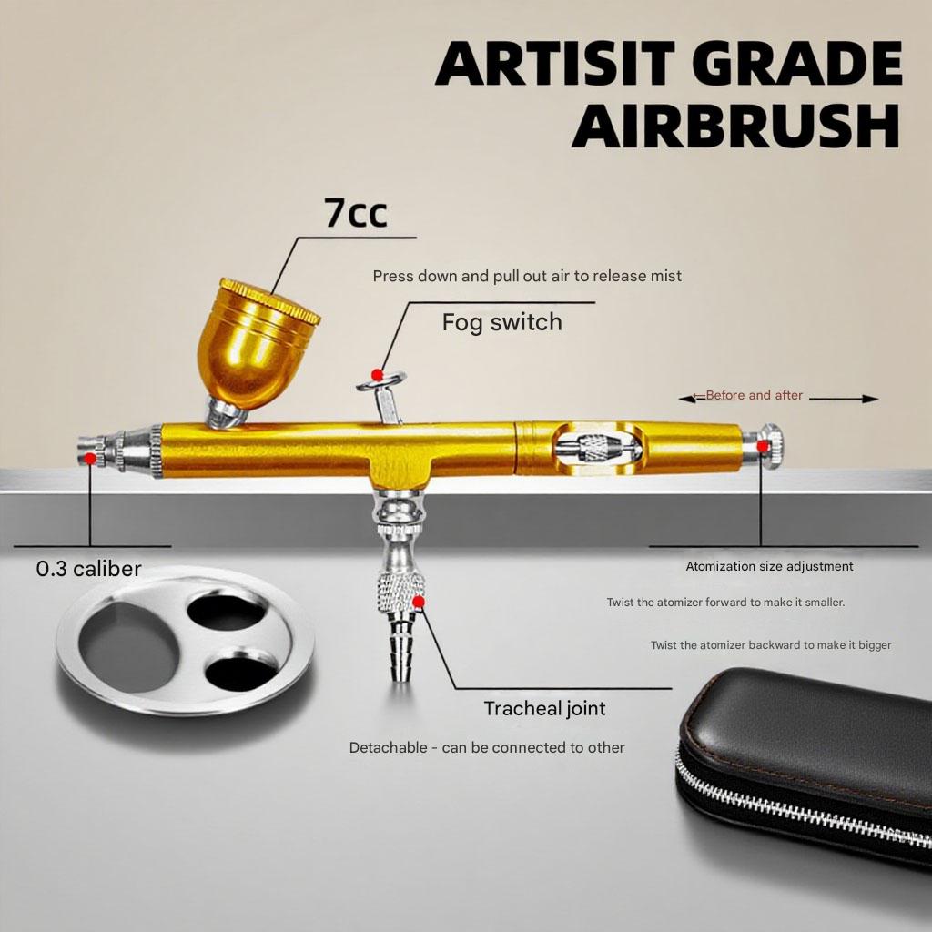 Aérographe à double action 0,3 - Airbrush Kit With Mini Compressor avis et prix