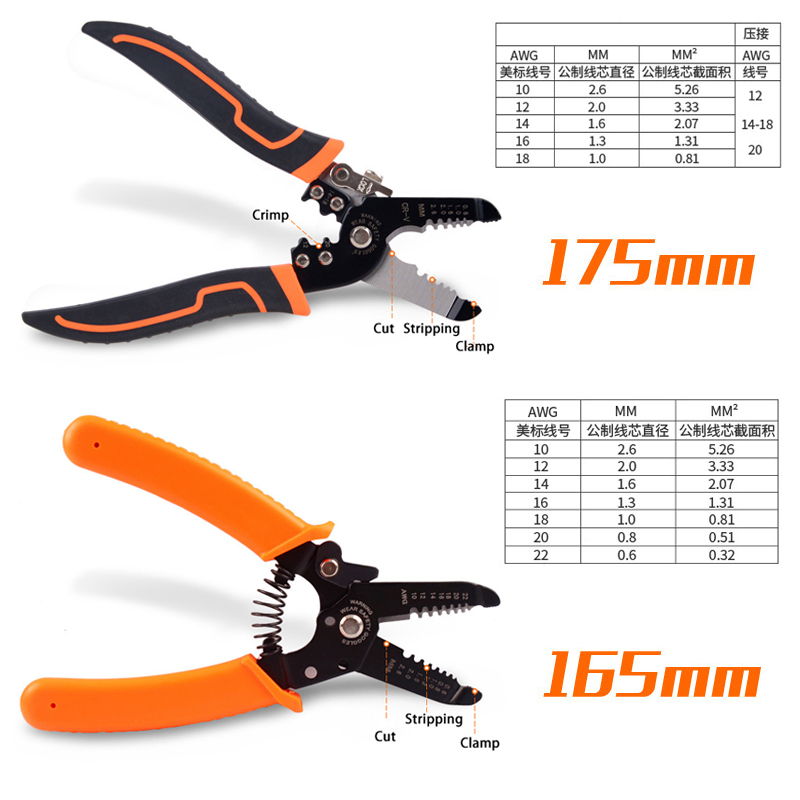 Pince à dénuder et à sertir mu - Automatic Wire Stripper Cutter avis et prix