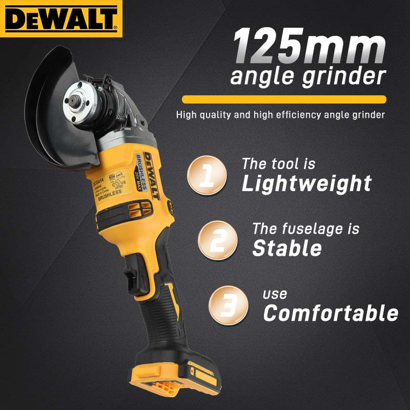DEWALT DCG414 20V MAX Meuleuse - Brushless Angle Grinder Battery Powered avis et prix