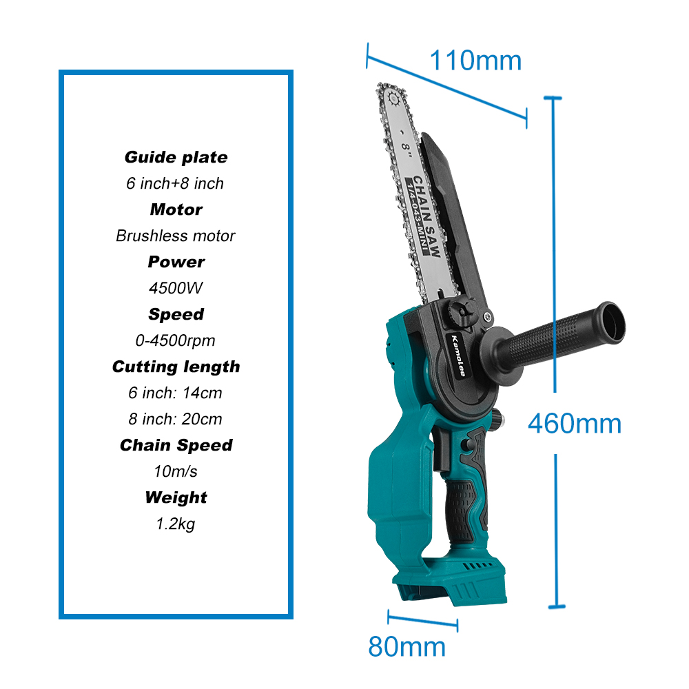 Kamolee-Mini scie électrique s - Mini Electric Chainsaw 6 Inch avis et prix
